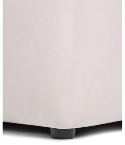 Kremowa aksamitna sofa 225 cm Cube – Bonami Selection