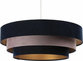 Lampa wisząca TRIO MIX granatowa/różowa