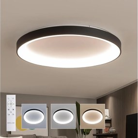 Brilagi - Oprawa LED ściemnialna FALCON II LED/108W/230V 3000-6500K Ø 80 cm czarna + pilot