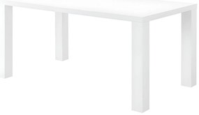 Stół do jadalni MONICA - Dla 6 osób - MDF lakierowane na biało