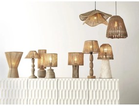 Naturalna lampa stołowa (wys. 24 cm) – Geese