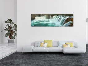 Obraz - Wodospady (170x50 cm)