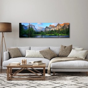 Obraz dzikiego górskiego krajobrazu (170x50 cm)