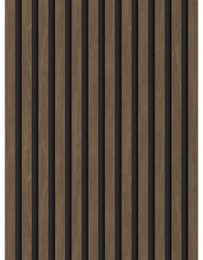 Mexen Lam-B lamele ścienne 275 x 30 cm, płyta HDF 4 mm, fornir techniczny, Orzech Kakaowy - S100-275307-3015-018