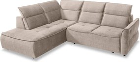 Narożnik MURILLO L z elektryczną regulacją siedziska Lewostronny w tkaninie VOGUE 01 WERSAL