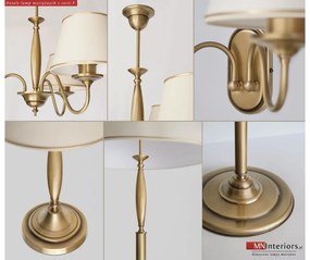 Mosiężna lampa 5-punktowa F-S5m