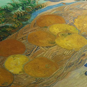 Obraz - Vincent van Gogh, Still Life of  Oranges and Lemons with  Blue Gloves, reprodukcje (170x50 cm)