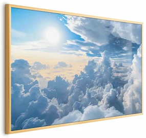 Plakat Symfonia Światła 90x60 cm z ramą złotą bez marginesu ARTGEIST B