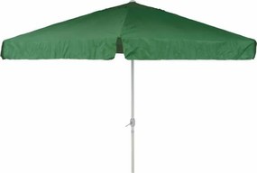Parasol ogrodowy zielony z korbką 4 m
