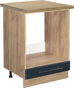 Szafka kuchenna ciemnoniebieski wysoki połysk 60x60x82 fame-line