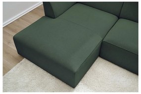 Zielony narożnik modułowy (lewostronny/w kształcie litery L) Megeve – Bobochic Paris