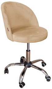 Fotel obrotowy TRIX MG06 jasny brąz