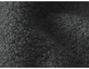 Ciemnoszare tapicerowane łóżko dwuosobowe ze stelażem i schowkiem 180x200 cm Makapu – Makamii