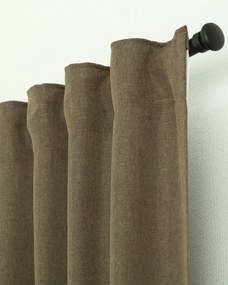 Zasłona BASIC na taśmie marszczącej 140x300cm jasne khaki 1 szt.