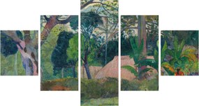 Obraz - Paul Gauguin, Te raau rahi (The Big Tree), reprodukcje (125x70 cm)