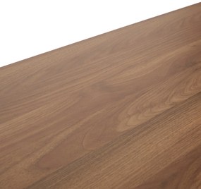 Szafka pod telewizor SLIDY, kolor ciemnego drewna, 120 x 40 x 42 cm