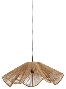 Naturalna lampa wisząca z kloszem z juty ø 48 cm Fodara – Light & Living