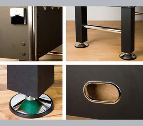 GamesPlanet® Profi Piłkarzyki Leeds -140 x 73 x 87 cm czarne