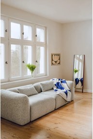 Niebiesko-kremowy koc 150x200 cm Tul – noo.ma