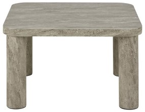 Jasnoszary stolik w dekorze marmuru 60x60 cm Solano – Actona