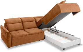 Narożnik MURILLO L z elektryczną regulacją siedziska Prawostronny w tkaninie VOGUE 09 WERSAL