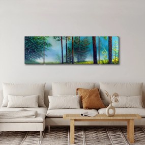 Obraz - Obraz olejny przedstawiający krajobraz (170x50 cm)