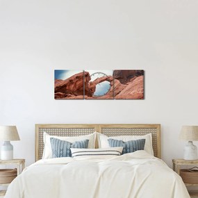 Obraz - Nevada (z zegarem) (90x30 cm)
