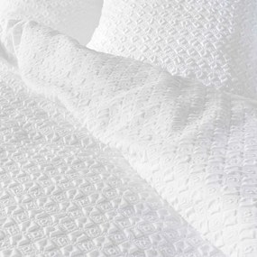 Biała pościel jednoosobowa z mikrowłókna 140x200 cm Litea – douceur d'intérieur
