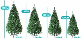 Sztuczna choinka Nordmann z metalowym stojakiem, w 4 wielkościach-180 cm