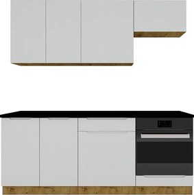 Komplet mebli kuchennych dąb artisan + szary Z6-F54