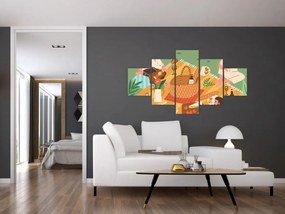 Obraz - Letnia miłość (125x70 cm)