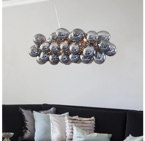 ByRydens 4200880-4505 - Żyrandol na lince GROSS BAR 8xG9/5W/230V dymny/czarny