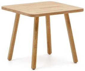 Stolik dla dzieci z litego drewna kauczukowego 55x55 cm Dilcia – Kave Home