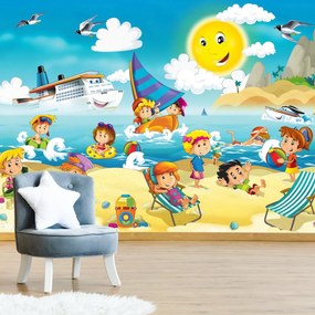Fototapeta - Dzień na plaży (196x136 cm)