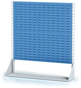 Perforowany stojak z panelem na pojemniki, 2 piętra, podstawowe pole