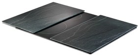 Szklane płyty ochronne ANTHRACITE SLATE na kuchenkę – 2 sztuki, ZELLER