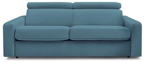 Niebieska rozkładana sofa 215 cm Monaco – Bobochic Paris