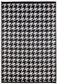 Czarno-biały dywan zewnętrzny Green Decore Houndstooth, 120x180 cm