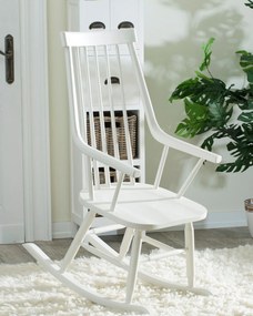 Fotel bujany Henry white