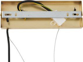 Designerska lampa wisząca złota z tęczowym szkłem 8-punktowa - Uvas