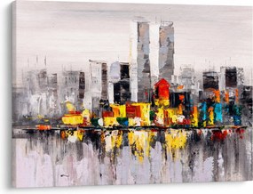 Obraz - Obraz przedstawiający duże miasto (70x50 cm)