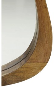 Lustro ścienne z drewnianą ramą 120x80 cm Sonora – Light &amp; Living