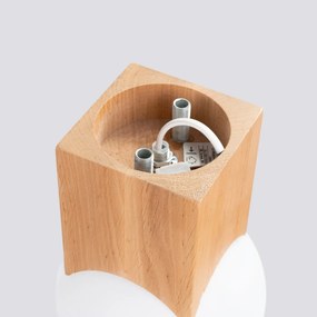 Plafon SOLIS naturalne drewno SOLLUX  LIGHTING