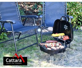Składany grill na węgiel drzewny Cattara Crotone