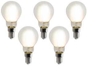 Zestaw 5 Inteligentne żarówki LED E14 P45 matowe 4,2 W 470 lm 2700-6500 K