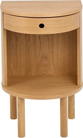 Szafka nocna w dekorze dębu w jasnym naturalnym kolorze Paron – Actona