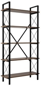 Regał Elysian Walnut and Black