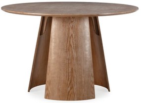 Okrągły stół w dekorze dębu ø 120 cm Zuri – MOME
