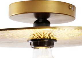 Orientalna lampa sufitowa złota - Konge