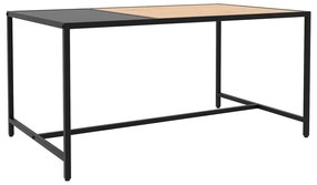 Czarno-naturalny stolik 60x100 cm Altino – Unique Furniture